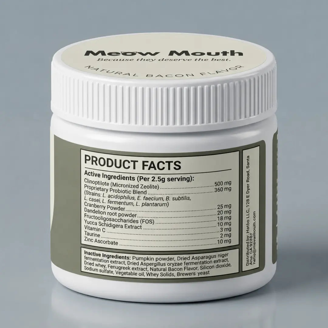 Protect your cat from plaque buildup and expensive vet bills with MeowMouth